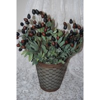 4~  24" Silk Flower OLIVE BRANCH Bunches Lot~ Greenery, Mediterranean DECOR   132744745838